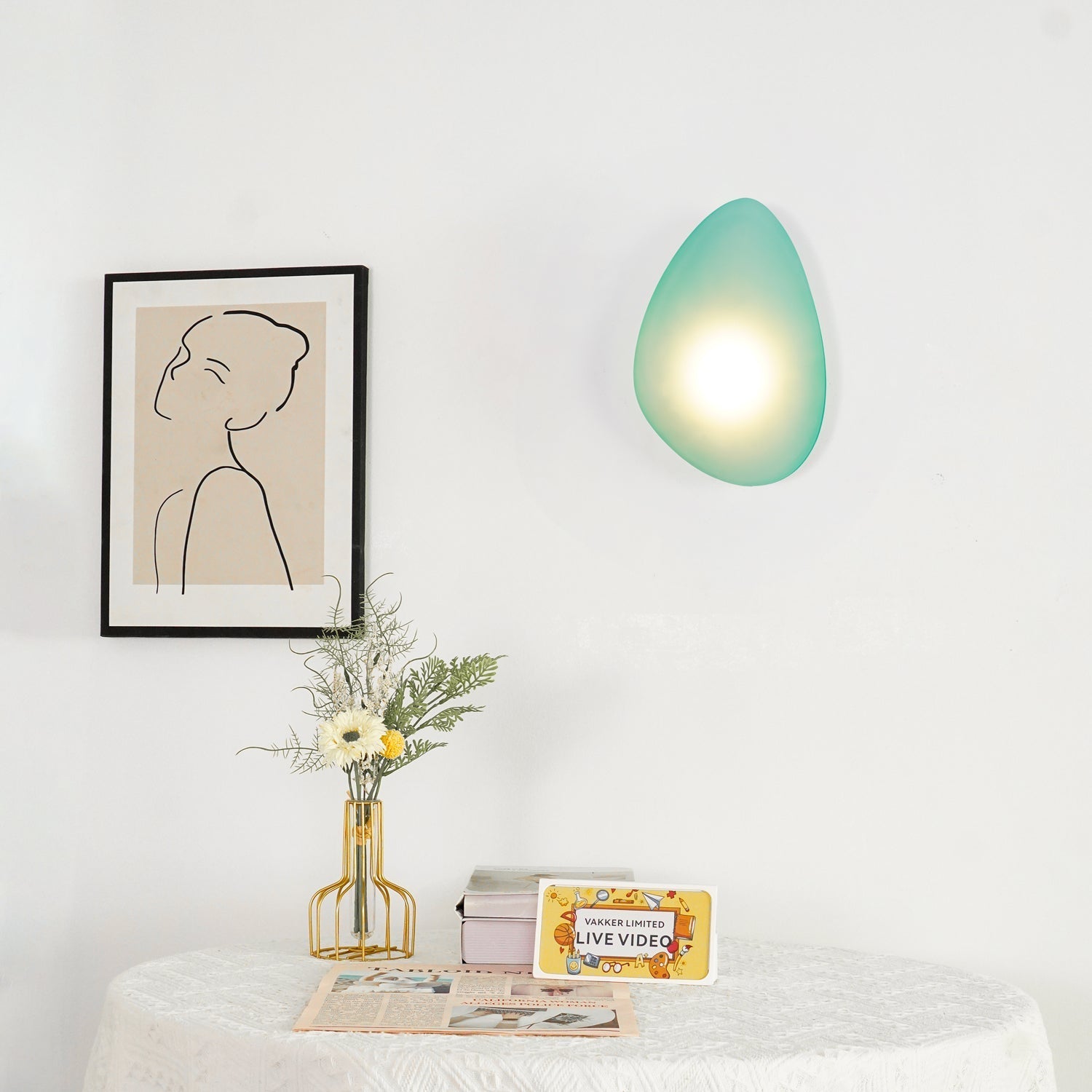 Bubble Glass Wall Light, Hardwired Wall Sconce, detail 51