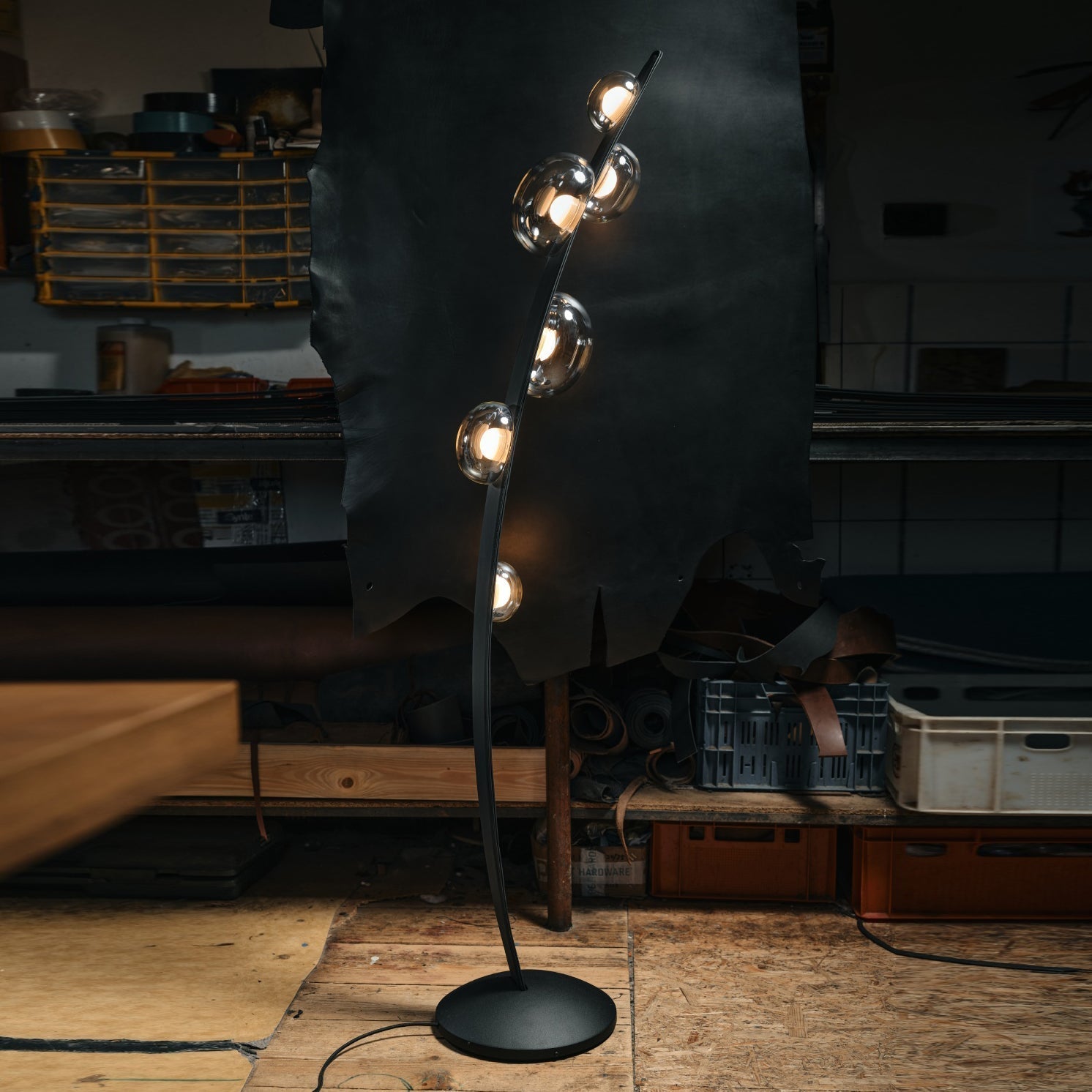 Bubbles Glass Floor Light, Floor Lamp, detail 18