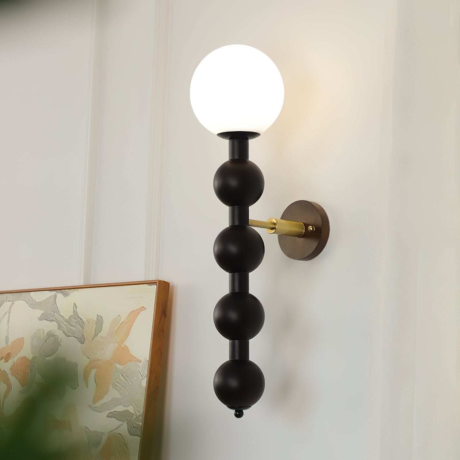 Bubbly Wall Light, Hardwired Wall Sconce, detail 3