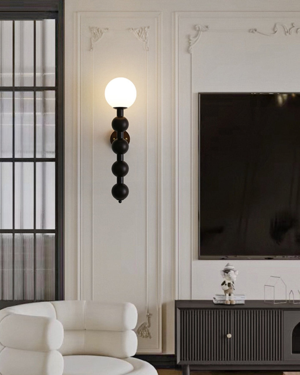 Bubbly Wall Light, Hardwired Wall Sconce, detail 4