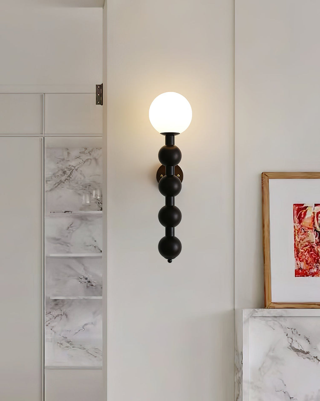 Bubbly Wall Light, Hardwired Wall Sconce, detail 9