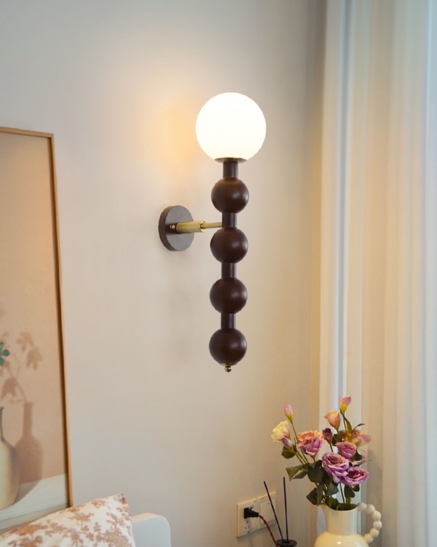 Bubbly Wall Light, Hardwired Wall Sconce, detail 2
