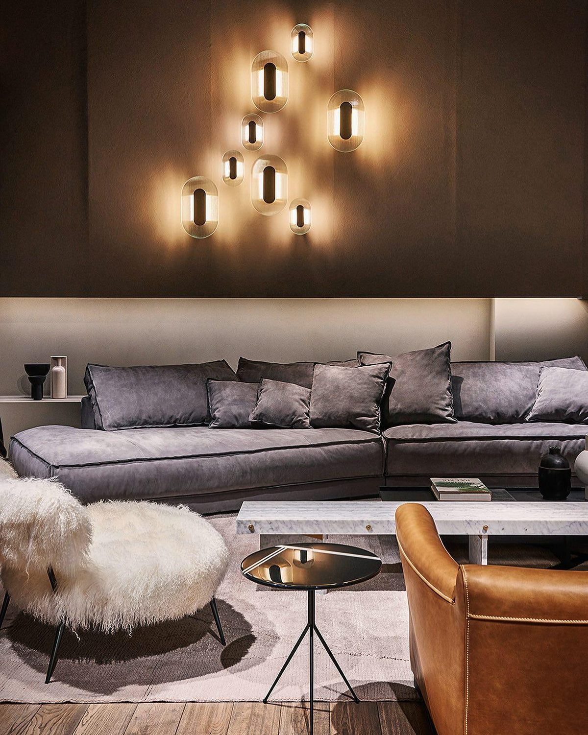 Button Wall Light, Hardwired Wall Sconce, detail 16