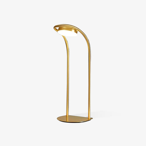 C Ball Table Light, Bedside Table Lamp, Brass, D 5.9″ x H 17.7″