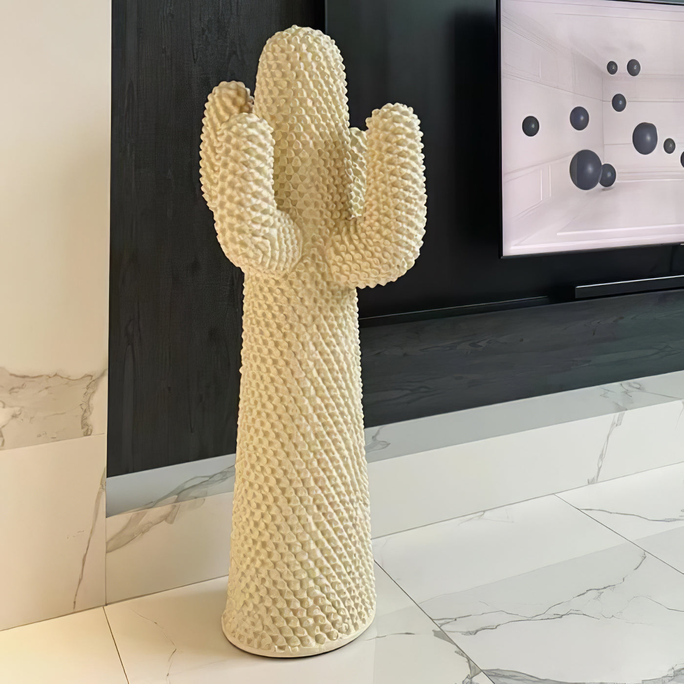 Glass Mello Sculptural Portable Lamp Cactus Coat Rack, Bedside Table Lamp, detail 22