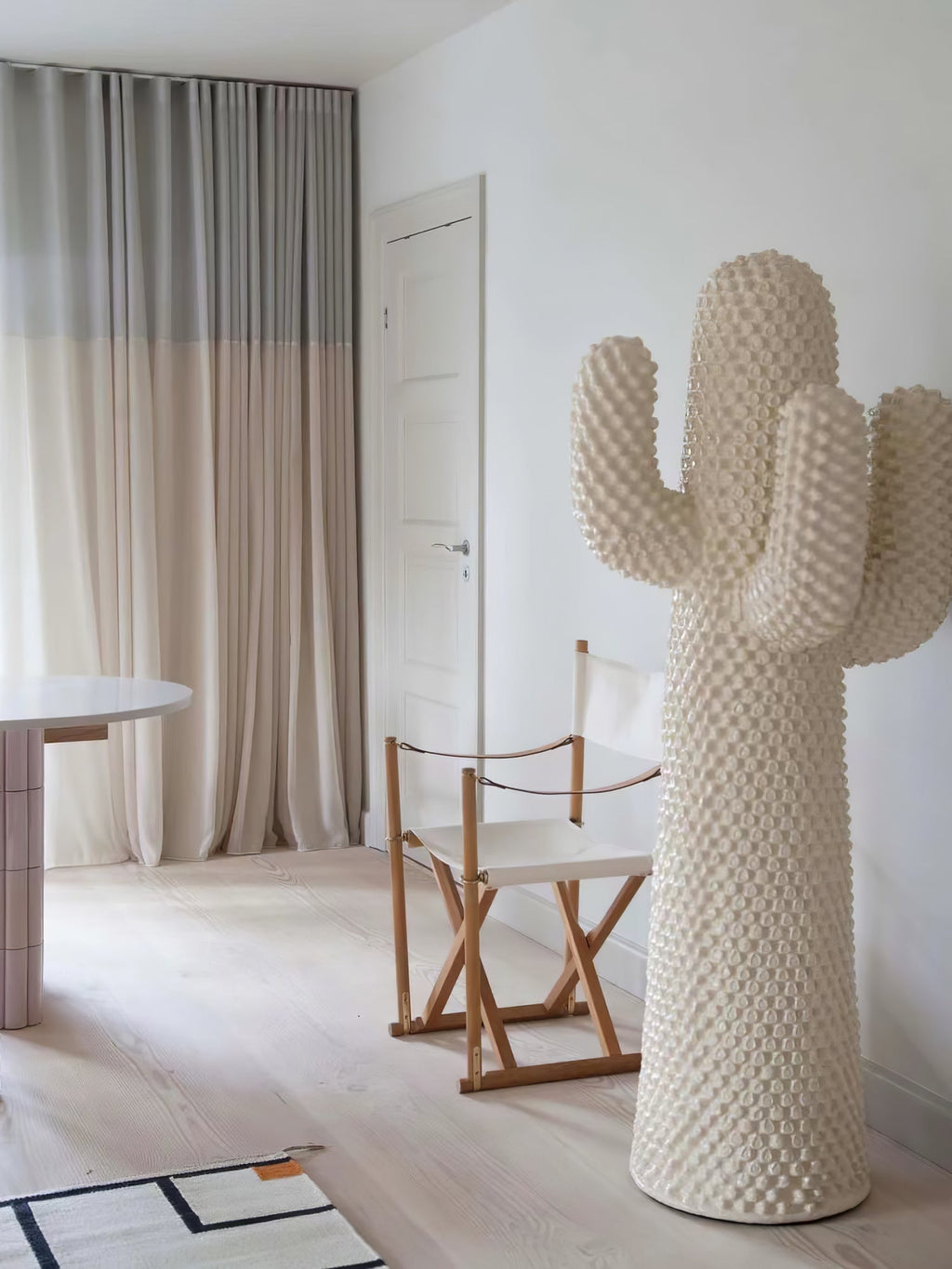 Glass Mello Sculptural Portable Lamp Cactus Coat Rack, Bedside Table Lamp, detail 23