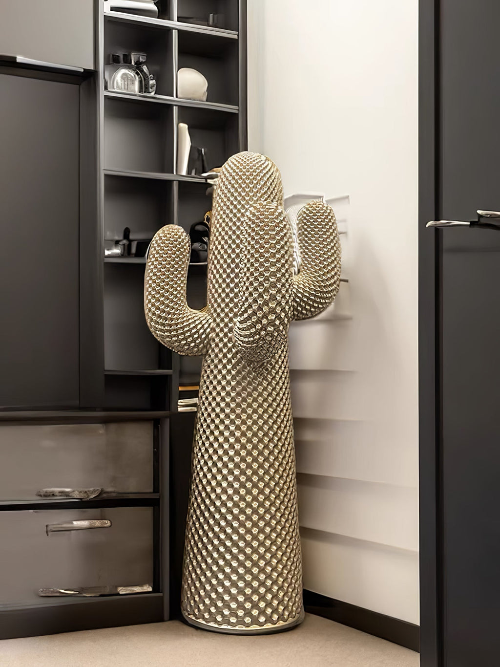 Glass Mello Sculptural Portable Lamp Cactus Coat Rack, Bedside Table Lamp, detail 25