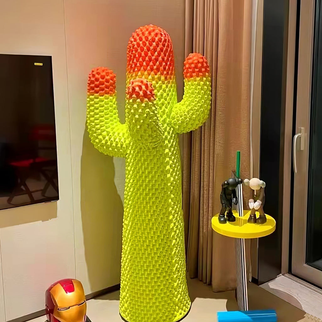 Glass Mello Sculptural Portable Lamp Cactus Coat Rack, Bedside Table Lamp, detail 31