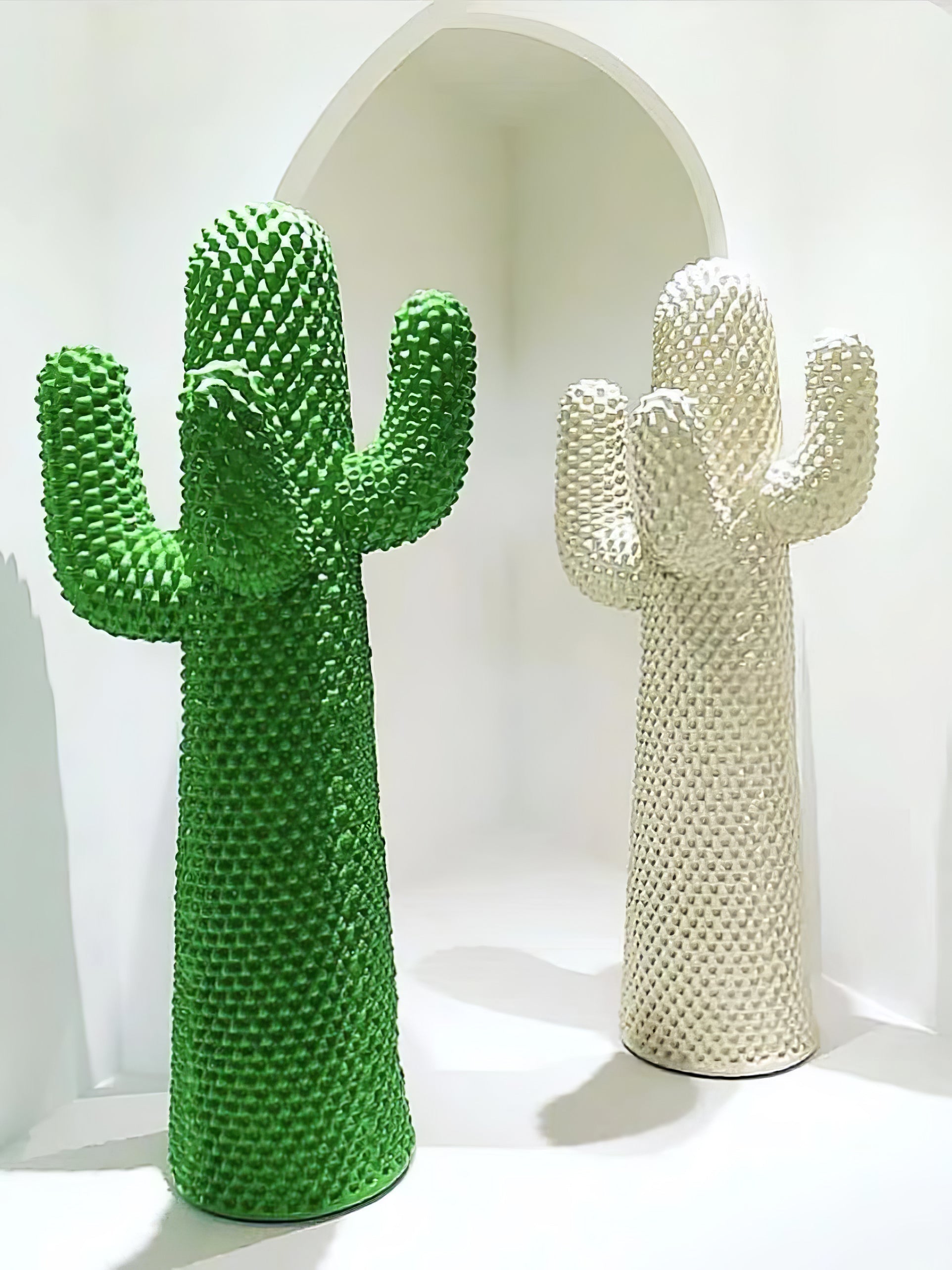 Glass Mello Sculptural Portable Lamp Cactus Coat Rack, Bedside Table Lamp, detail 36