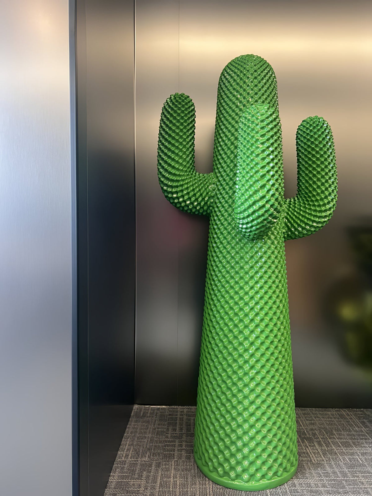 Glass Mello Sculptural Portable Lamp Cactus Coat Rack, Bedside Table Lamp, detail 10