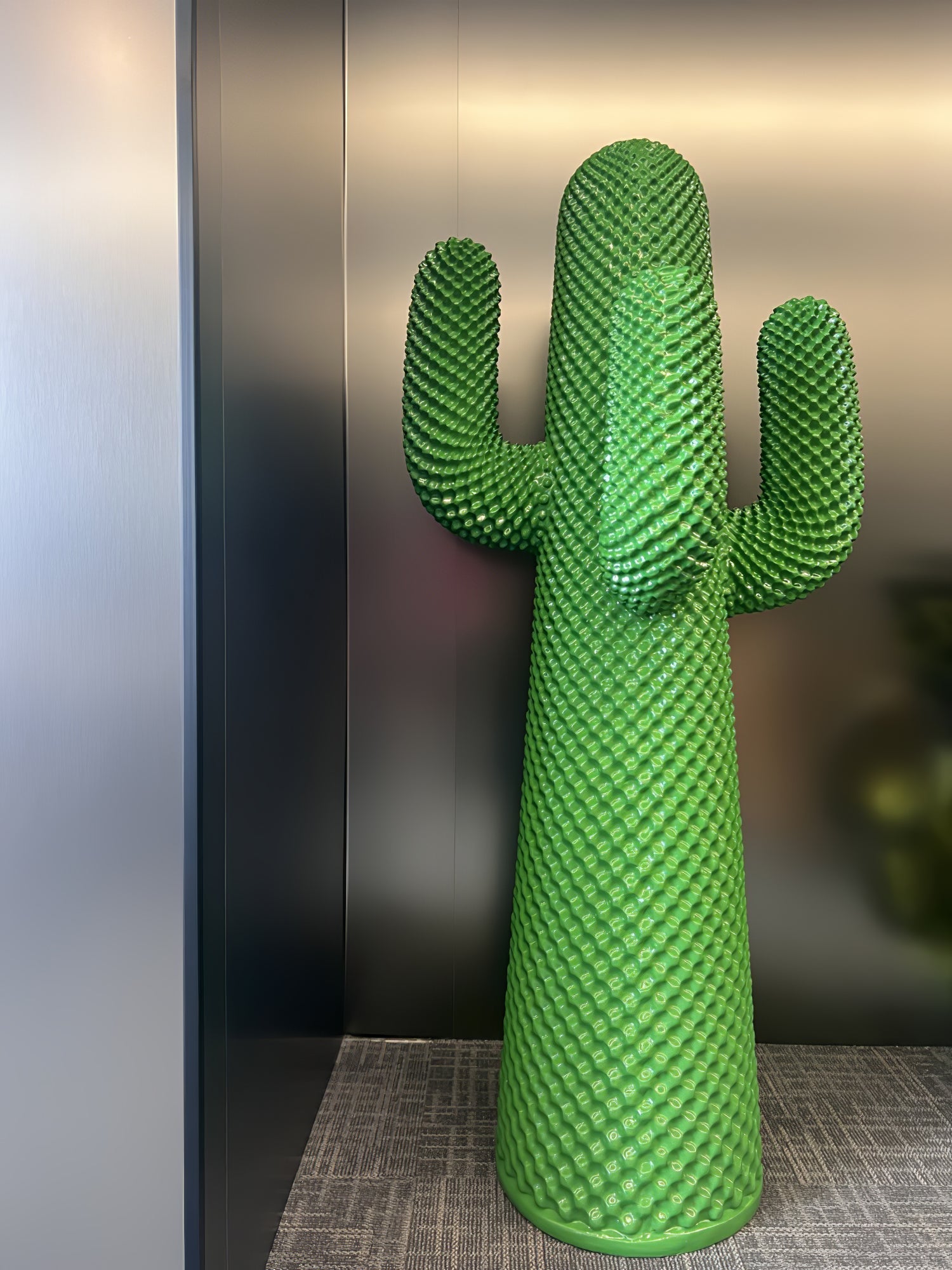 Glass Mello Sculptural Portable Lamp Cactus Coat Rack, Bedside Table Lamp, detail 10