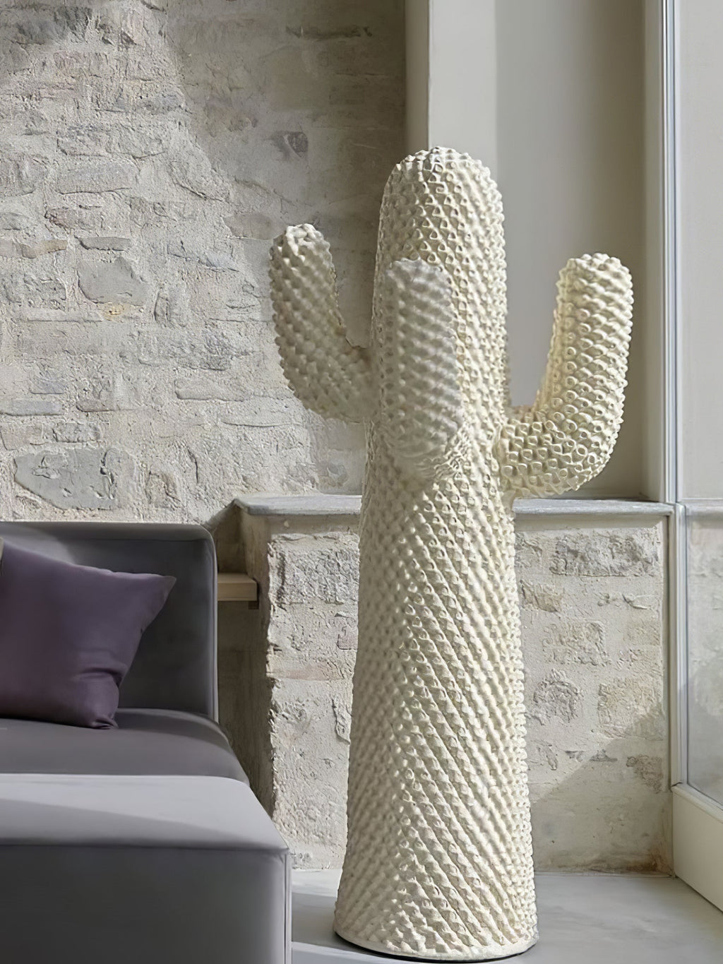 Glass Mello Sculptural Portable Lamp Cactus Coat Rack, Bedside Table Lamp, detail 66