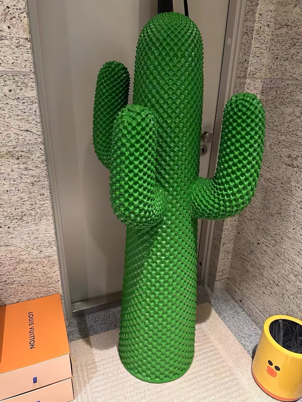 Glass Mello Sculptural Portable Lamp Cactus Coat Rack, Bedside Table Lamp, detail 13