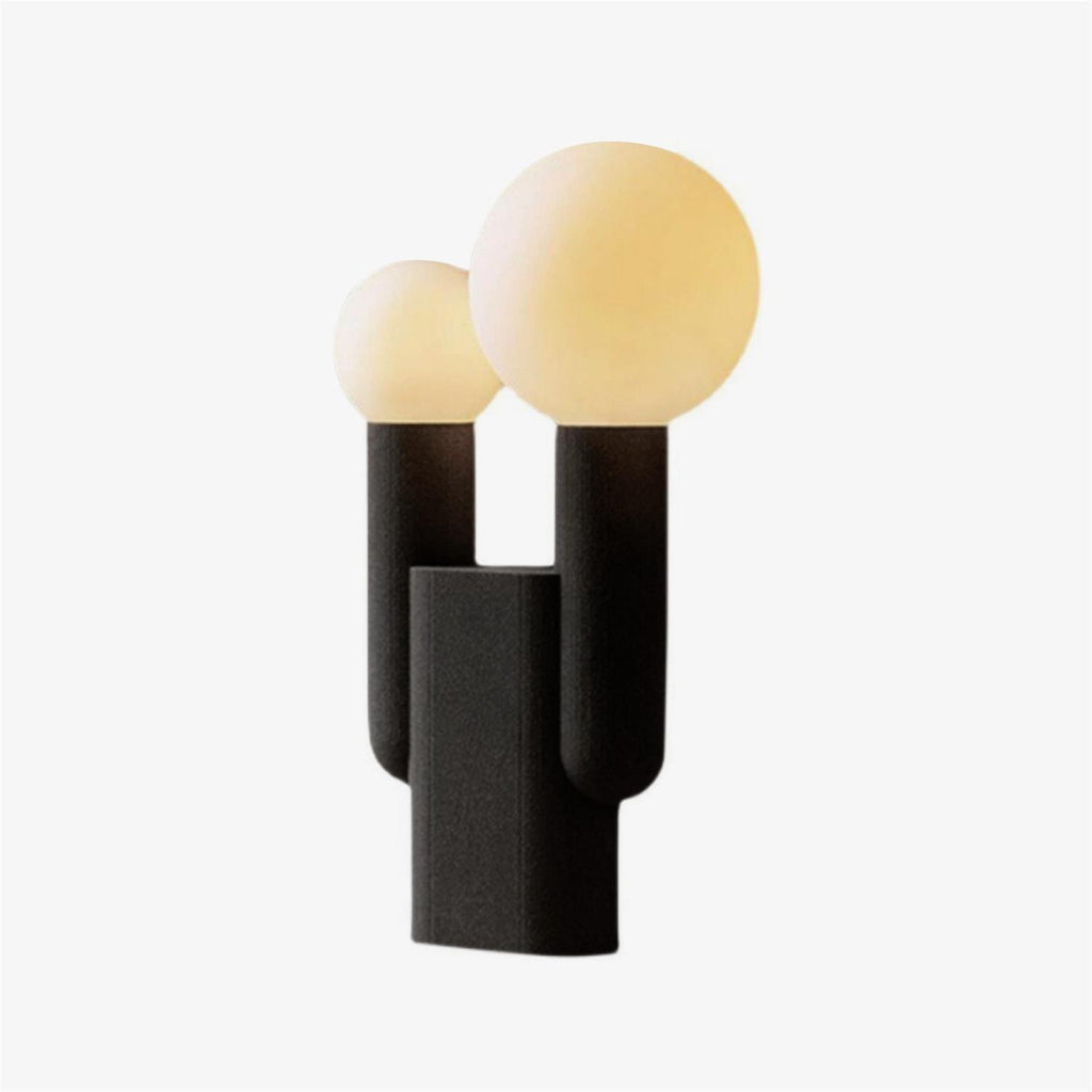 Cactus Table Light, Bedside Table Lamp, Resin, ∅ 14.2″ x H 19.7″