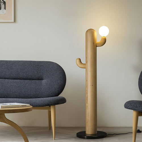 Cactus Wood Floor Light, Floor Lamp, detail 5