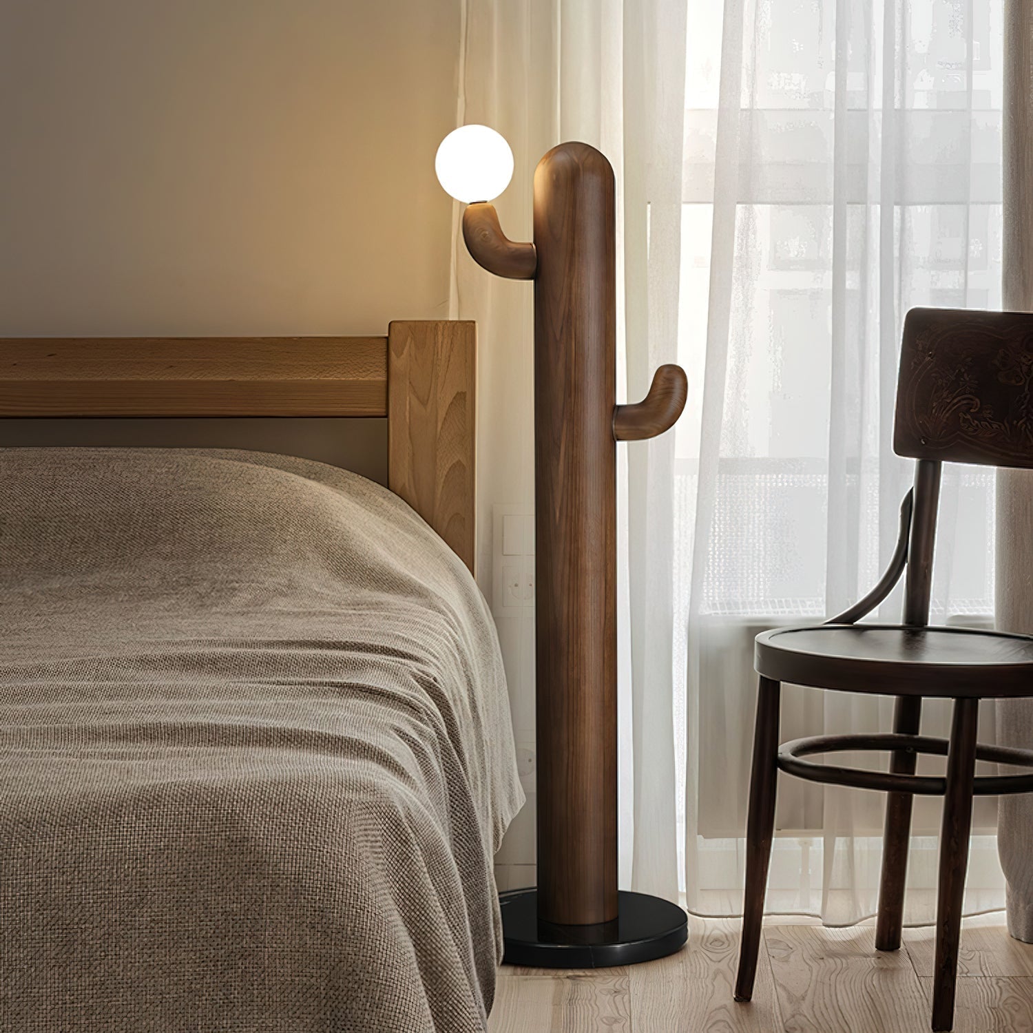 Cactus Wood Floor Light, Floor Lamp, detail 29