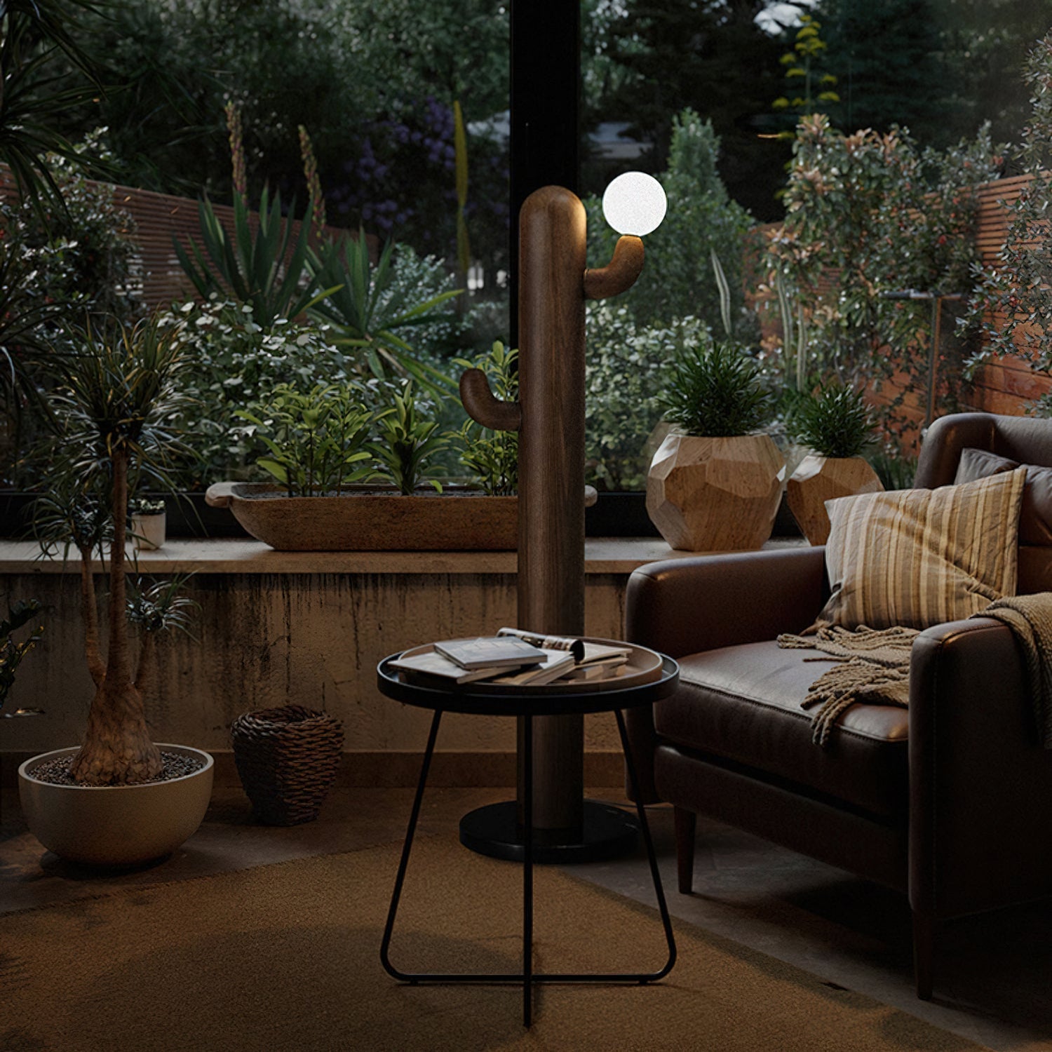 Cactus Wood Floor Light, Floor Lamp, detail 30