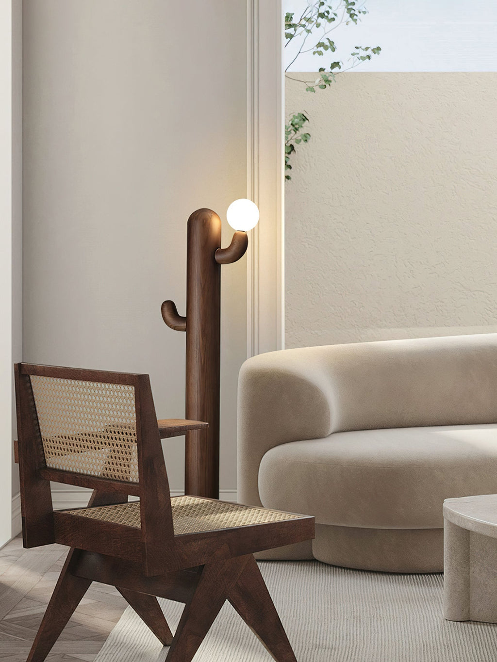 Cactus Wood Floor Light, Floor Lamp, detail 28