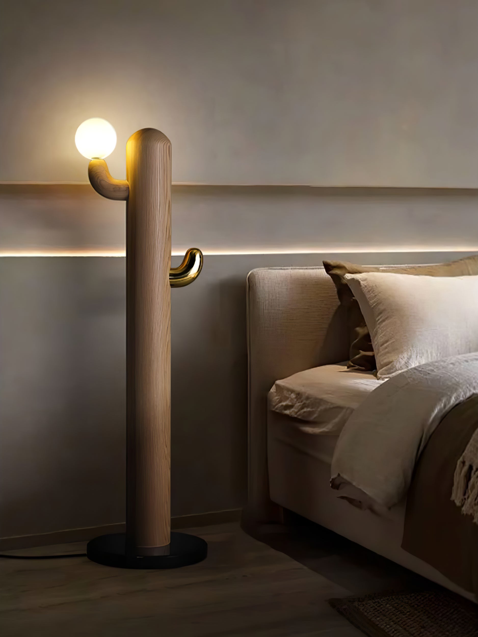 Cactus Wood Floor Light, Floor Lamp, detail 46