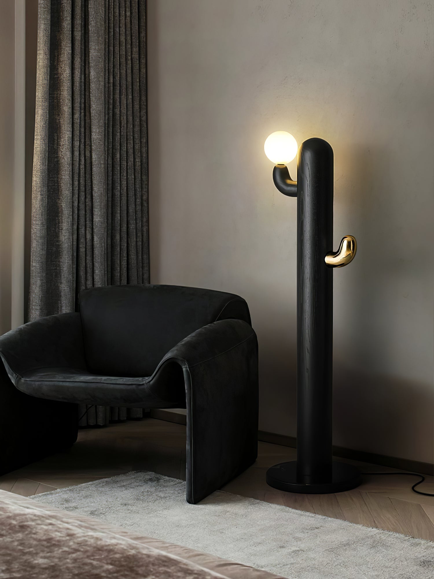 Cactus Wood Floor Light, Floor Lamp, detail 48