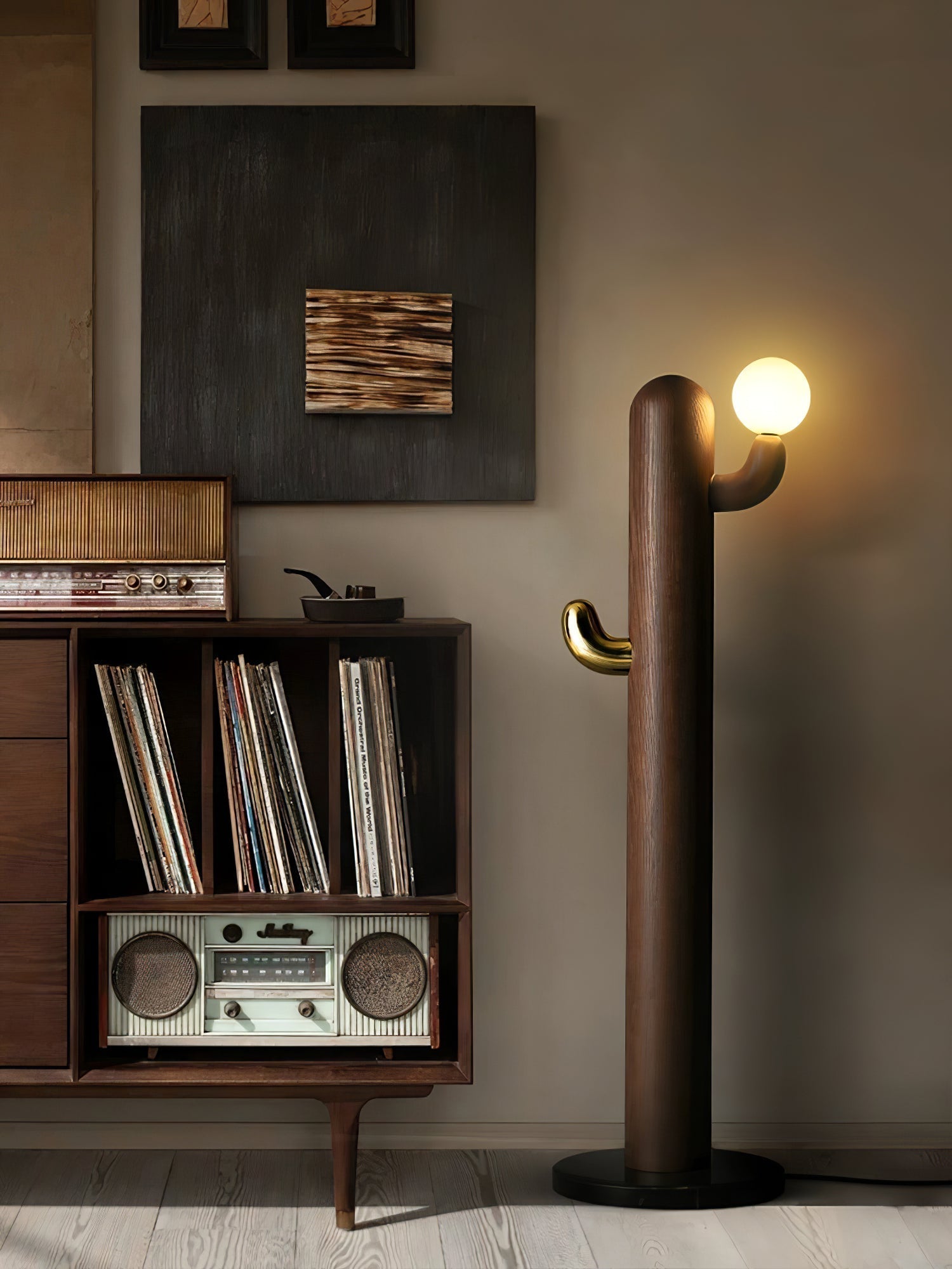 Cactus Wood Floor Light, Floor Lamp, detail 49