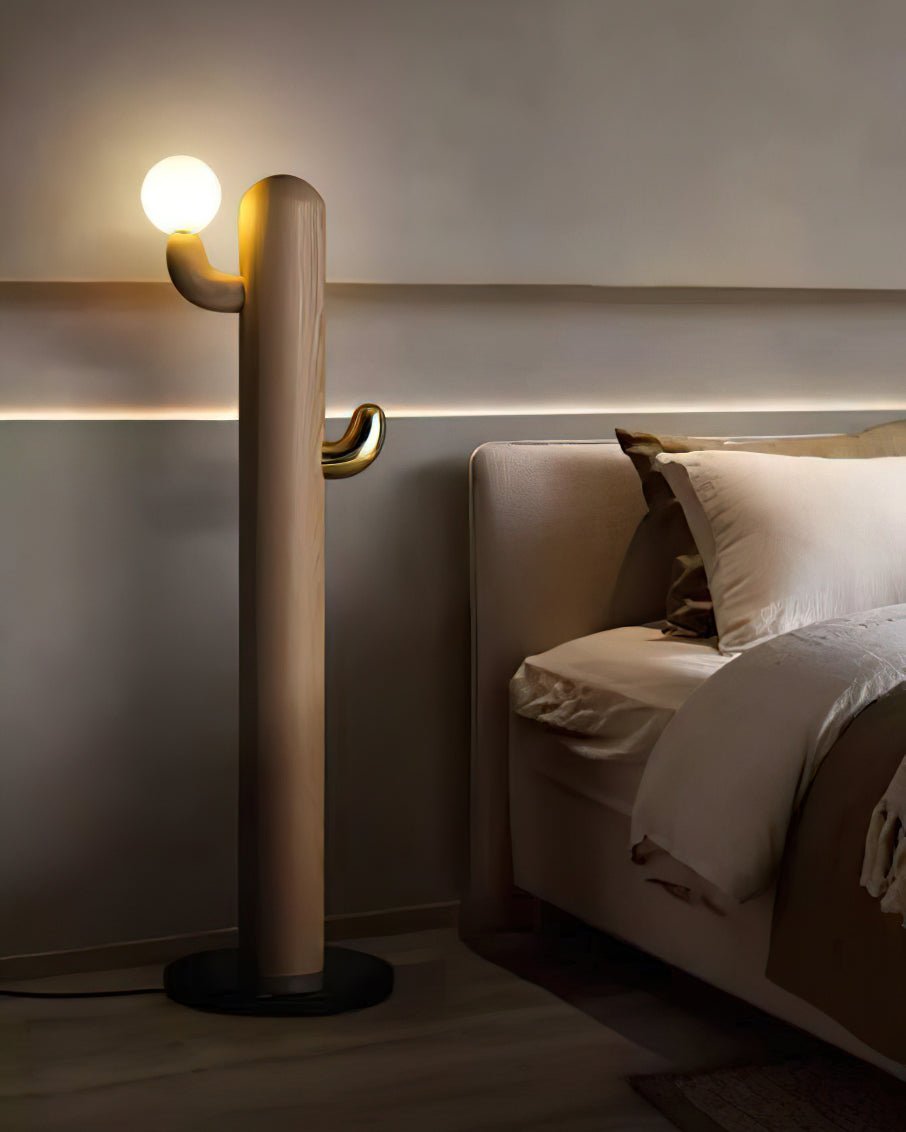 Cactus Wood Floor Light, Floor Lamp, detail 6