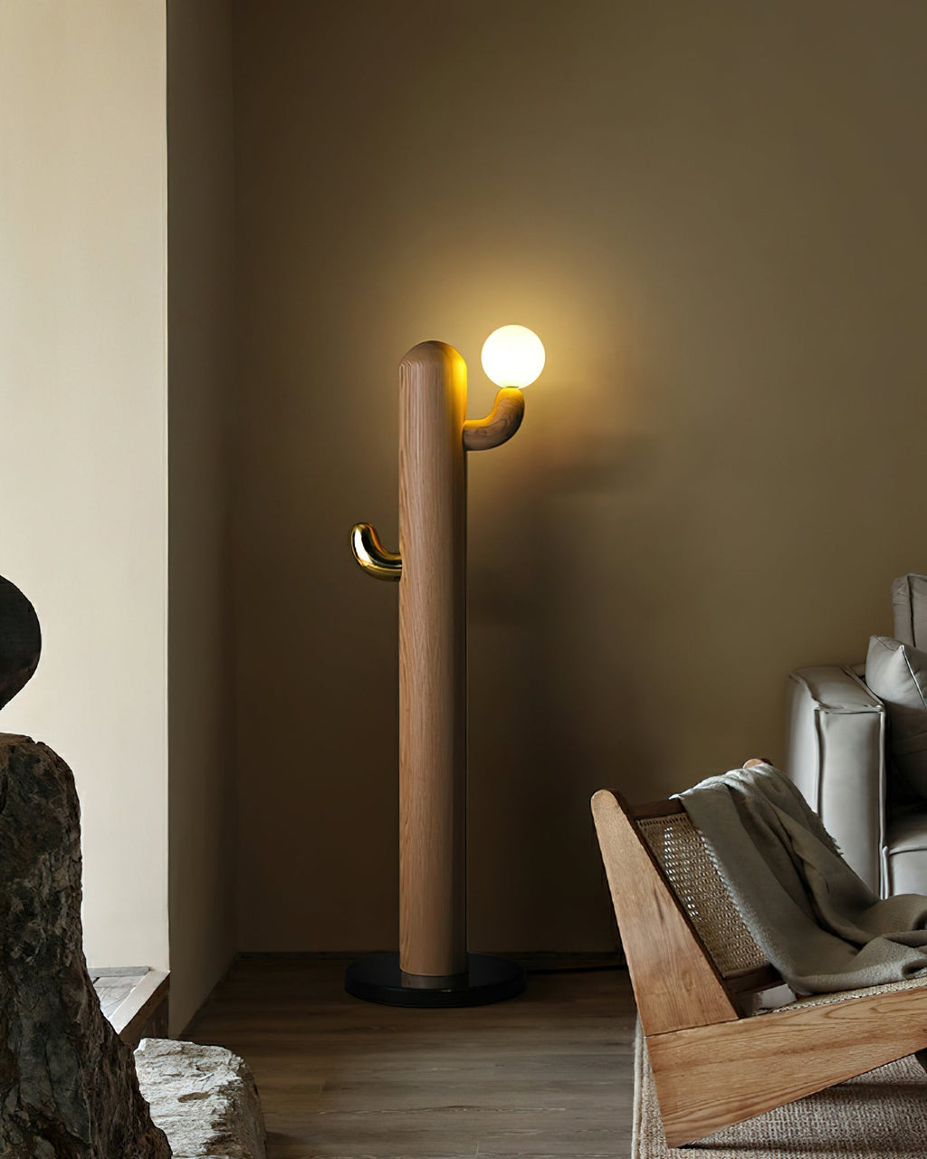 Cactus Wood Floor Light, Floor Lamp, detail 39