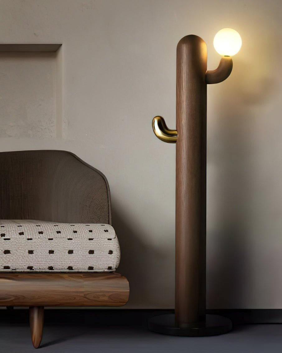 Cactus Wood Floor Light, Floor Lamp, detail 10