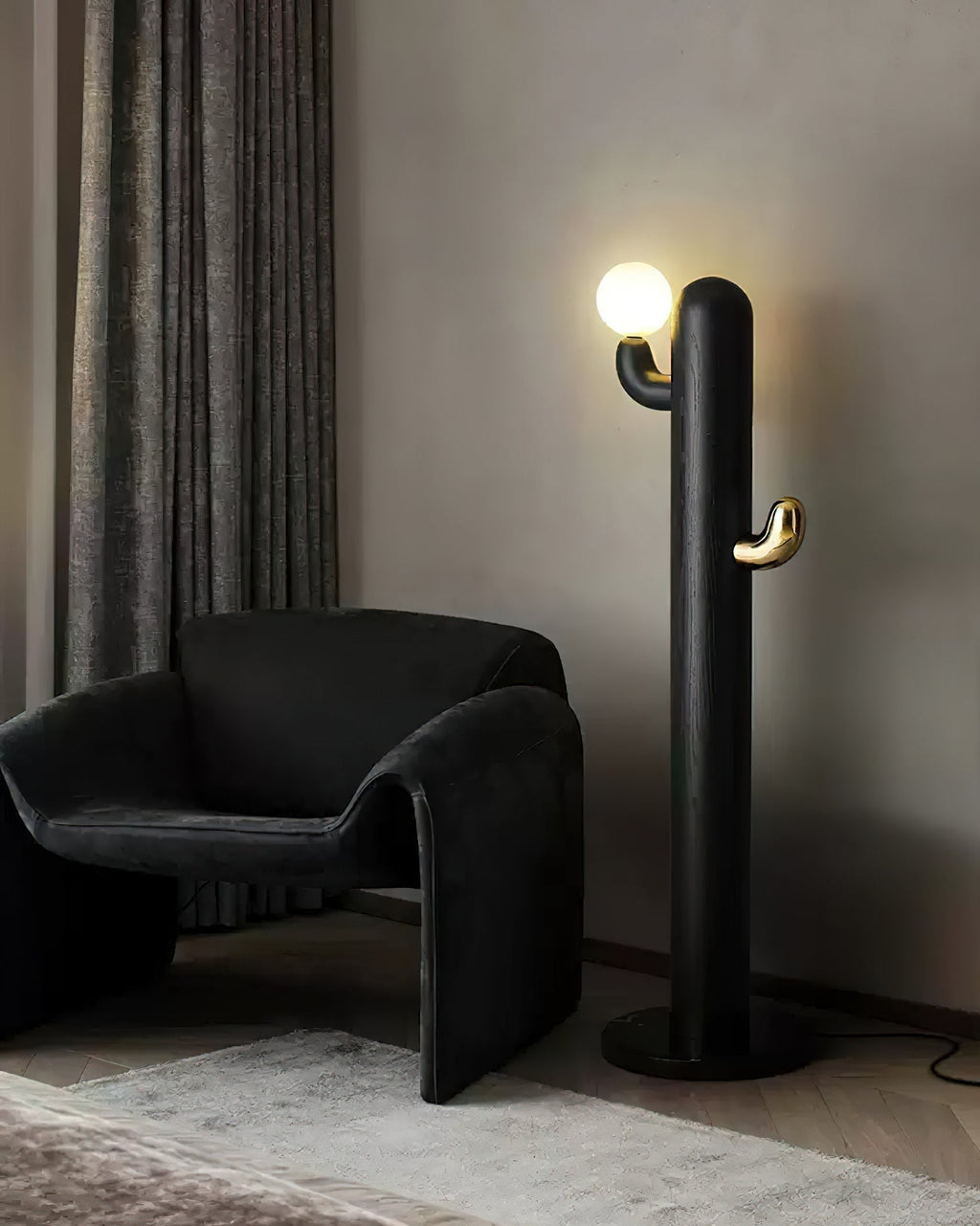Cactus Wood Floor Light, Floor Lamp, detail 32