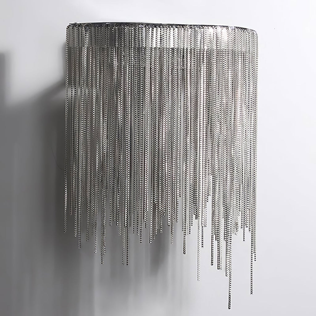 Cadena Tassel Wall Light, Hardwired Wall Sconce, detail 28