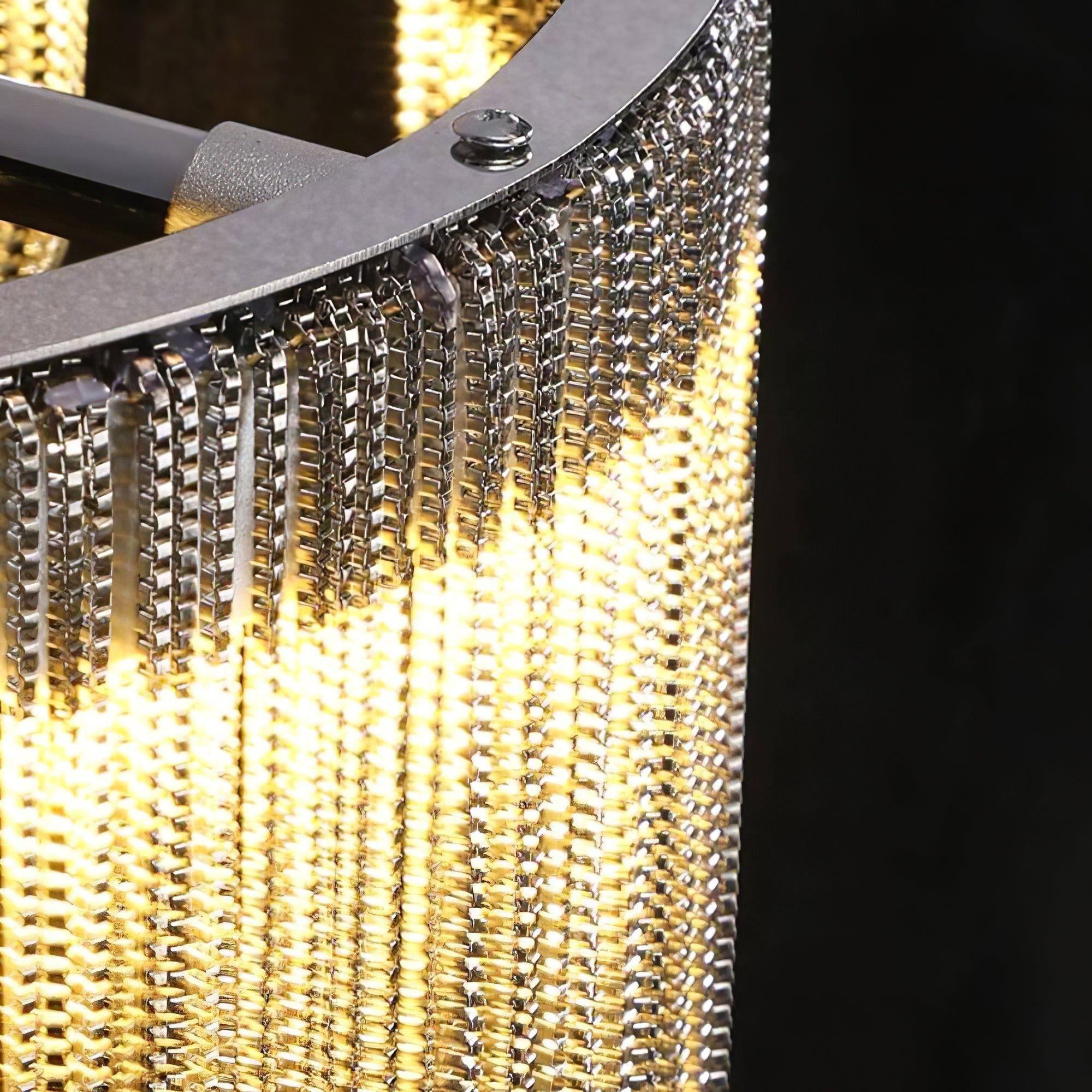 Cadena Tassel Wall Light, Hardwired Wall Sconce, detail 3