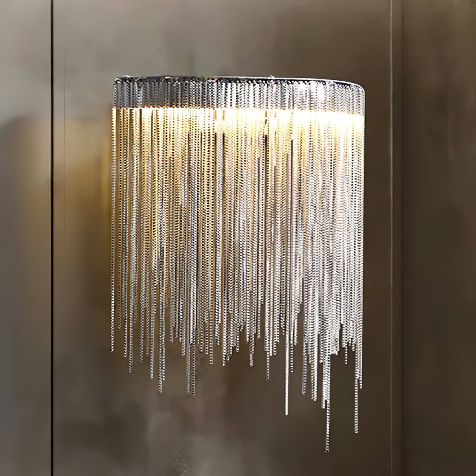 Cadena Tassel Wall Light, Hardwired Wall Sconce, detail 12