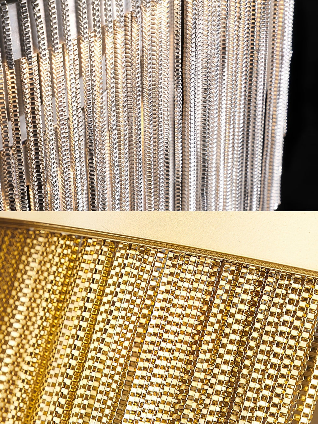 Cadena Tassel Wall Light, Hardwired Wall Sconce, detail 4