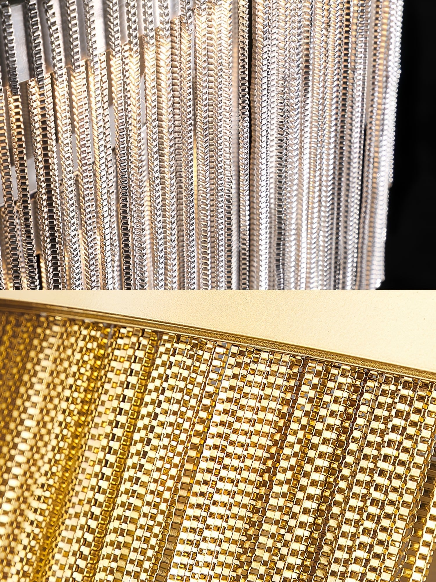 Cadena Tassel Wall Light, Hardwired Wall Sconce, detail 4