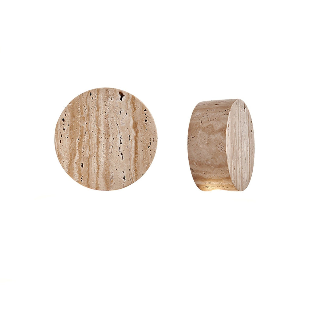 Caelan Travertine Wall Light, Hardwired Wall Sconce, detail 16
