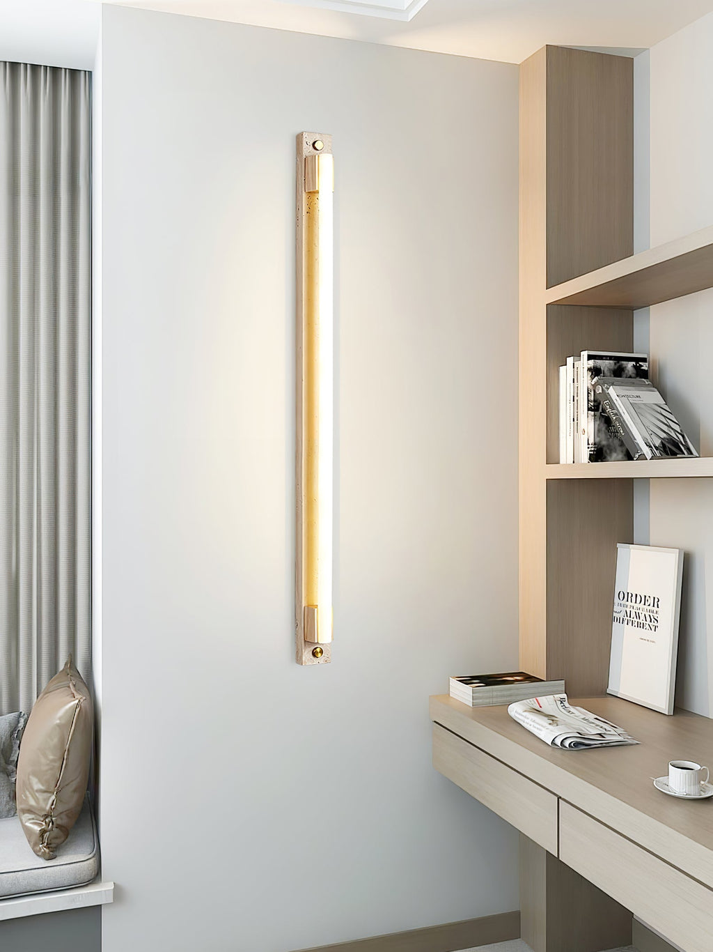 Caelum Light Bar Wall Light, Hardwired Wall Sconce, detail 4