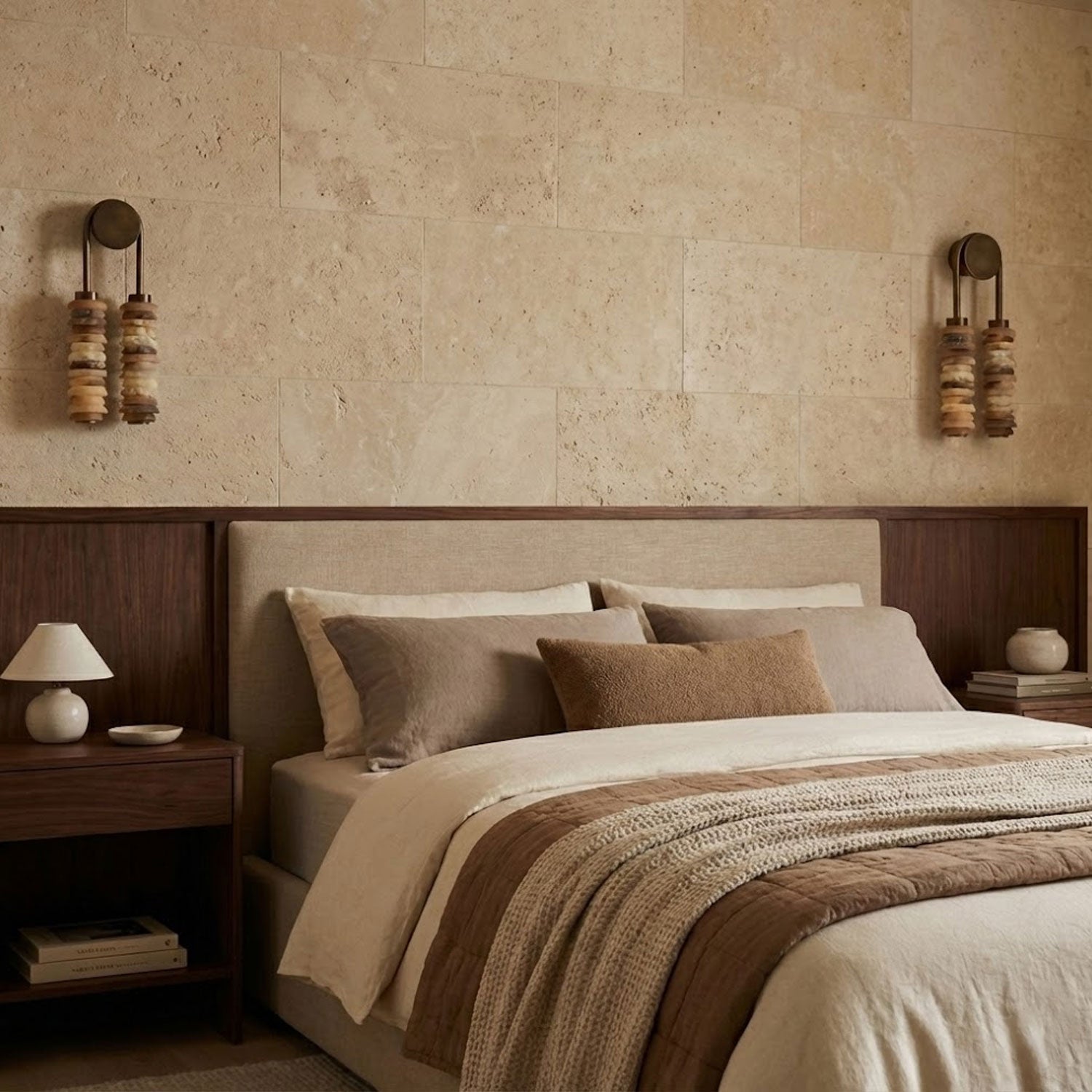 Calla Ribbed Alabaster Wall Light, Hardwired Wall Sconce, detail 9