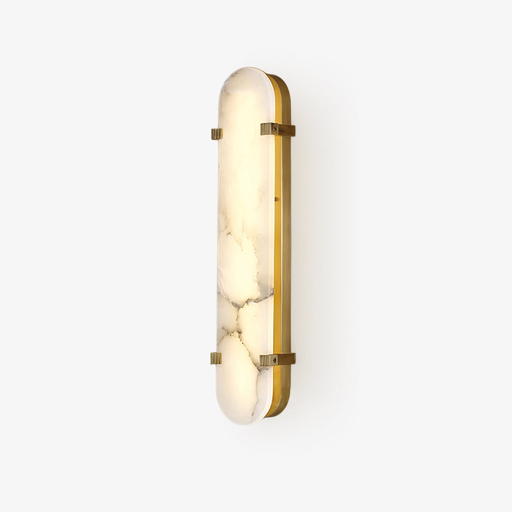 Calla Alabaster Wall Light, Hardwired Wall Sconce, detail 14