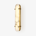 Calla Alabaster Wall Light, Hardwired Wall Sconce, Metal, Dia 12.7cm x H 35cm