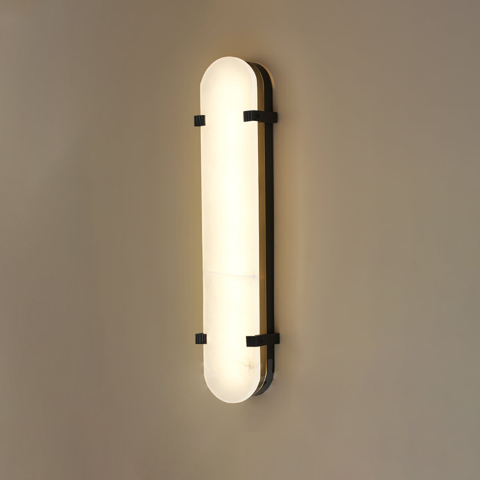 Calla Alabaster Wall Light, Hardwired Wall Sconce, detail 13