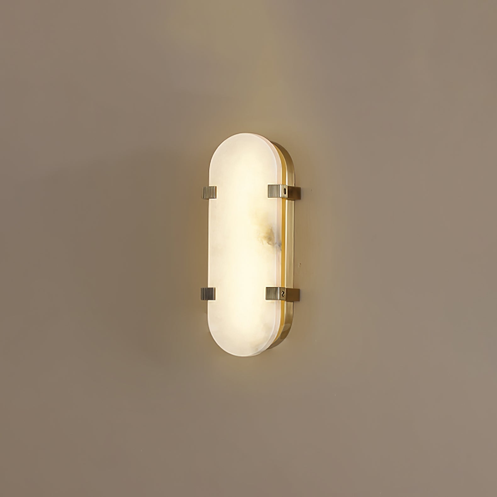 Calla Alabaster Wall Light, Hardwired Wall Sconce, detail 10