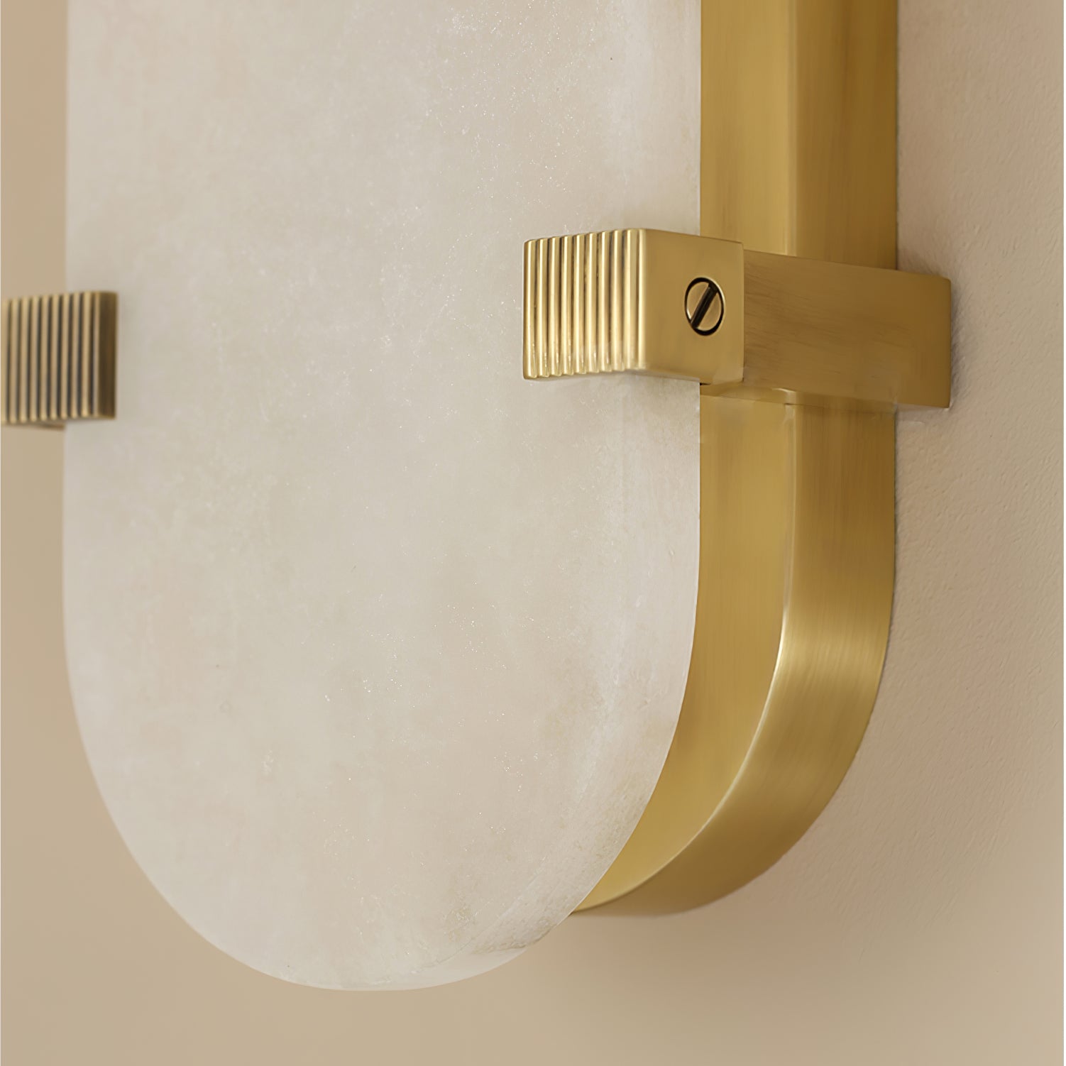 Calla Alabaster Wall Light, Hardwired Wall Sconce, detail 7