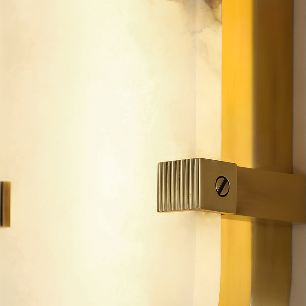 Calla Alabaster Wall Light, Hardwired Wall Sconce, detail 8