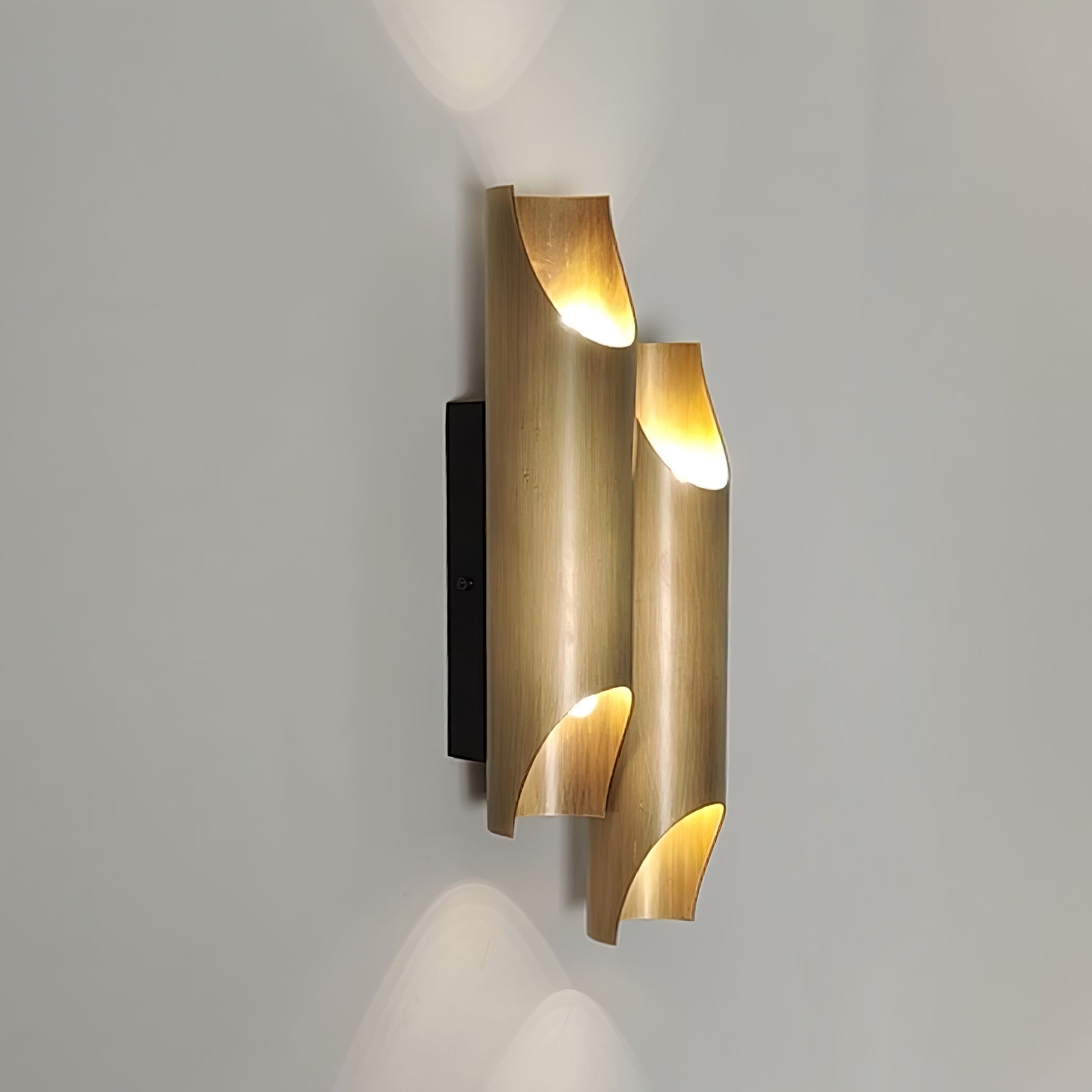 Callahan Brass Wall Light, Hardwired Wall Sconce, detail 5