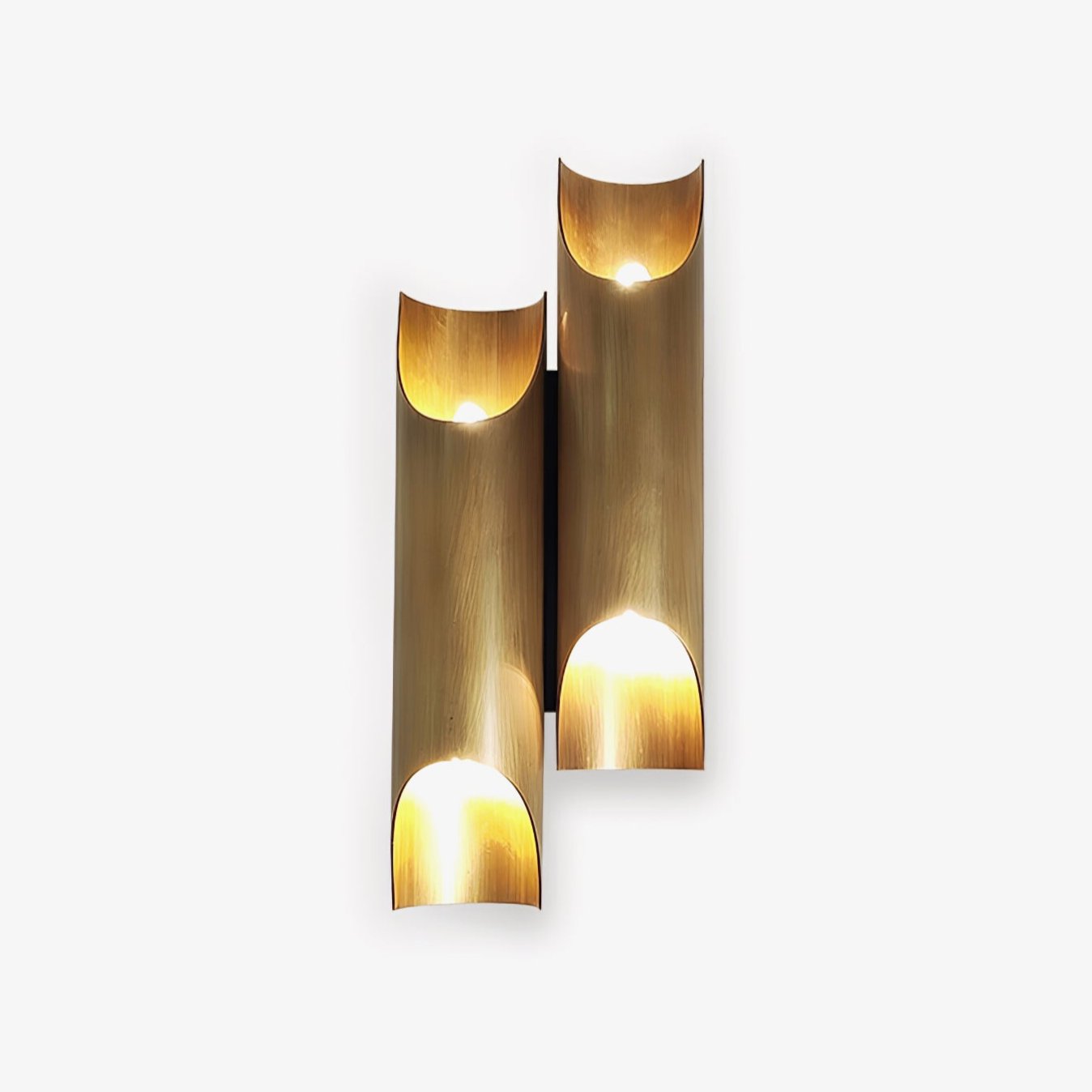Callahan Brass Wall Light, Hardwired Wall Sconce, Dia 14cm x H 37cm