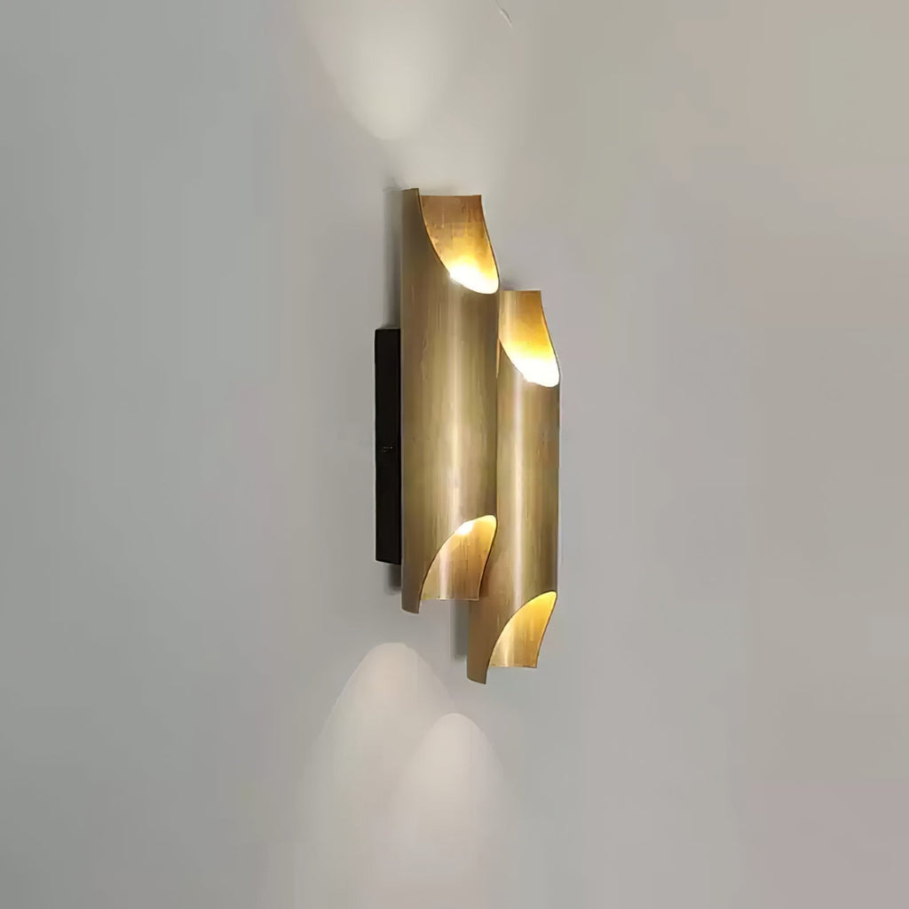 Callahan Brass Wall Light, Hardwired Wall Sconce, detail 7