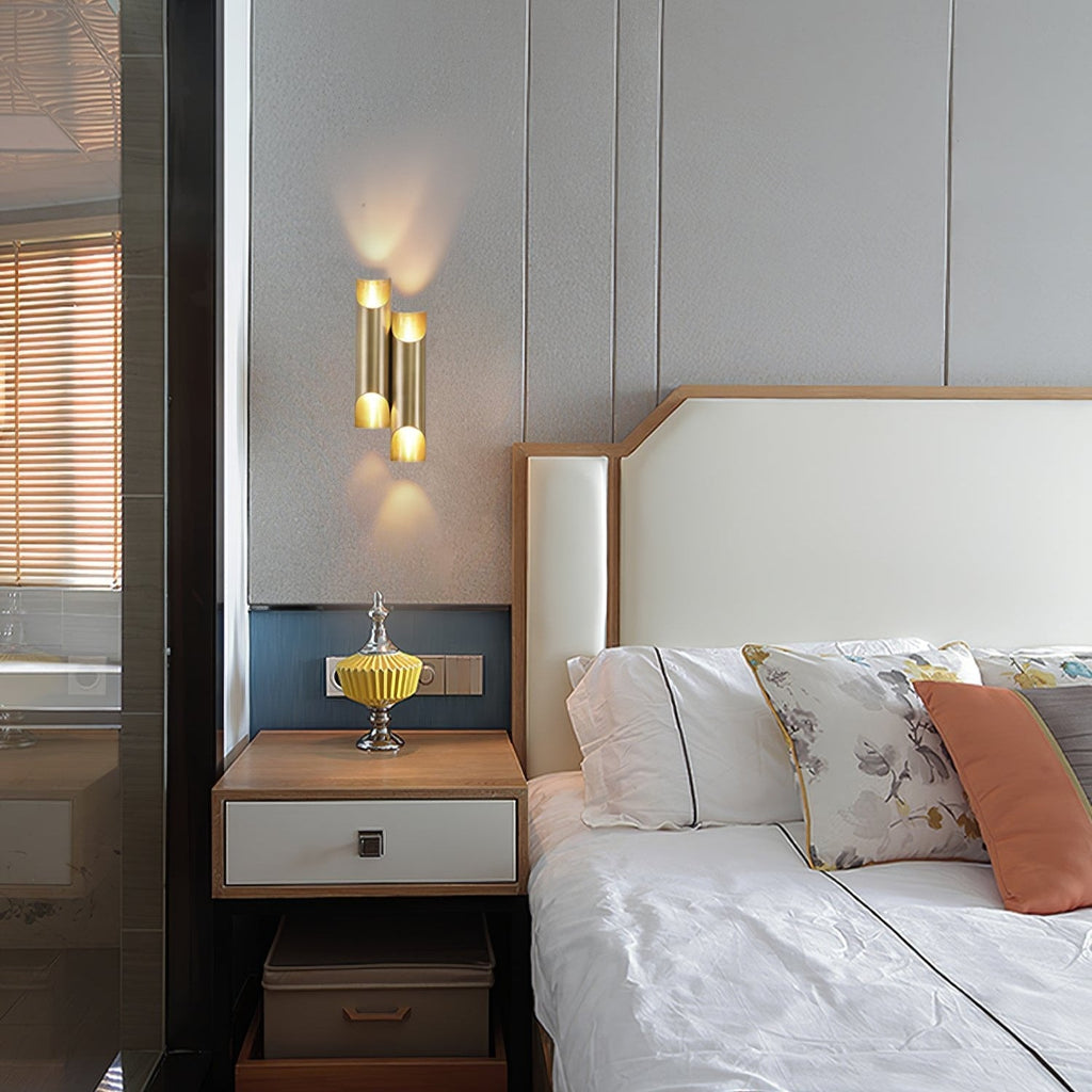 Callahan Brass Wall Light, Hardwired Wall Sconce, detail 8