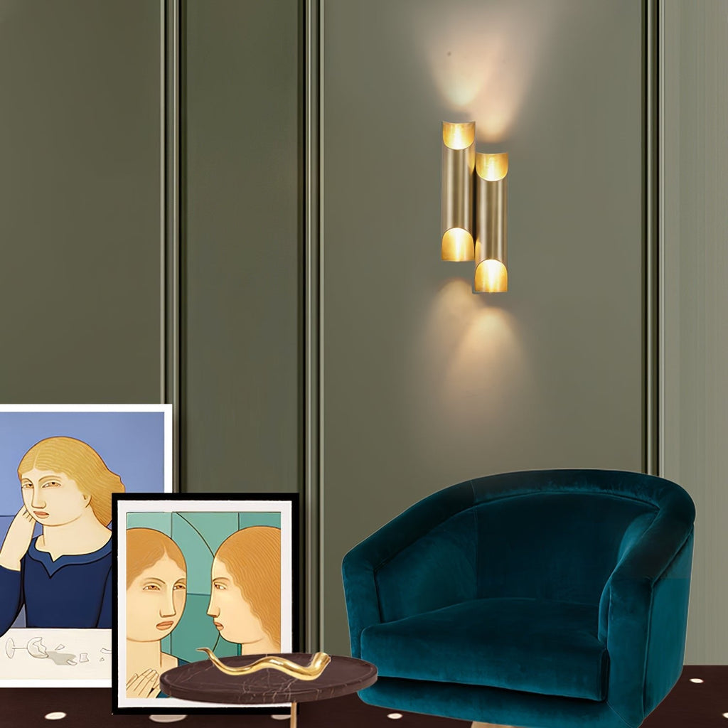 Callahan Brass Wall Light, Hardwired Wall Sconce, detail 10