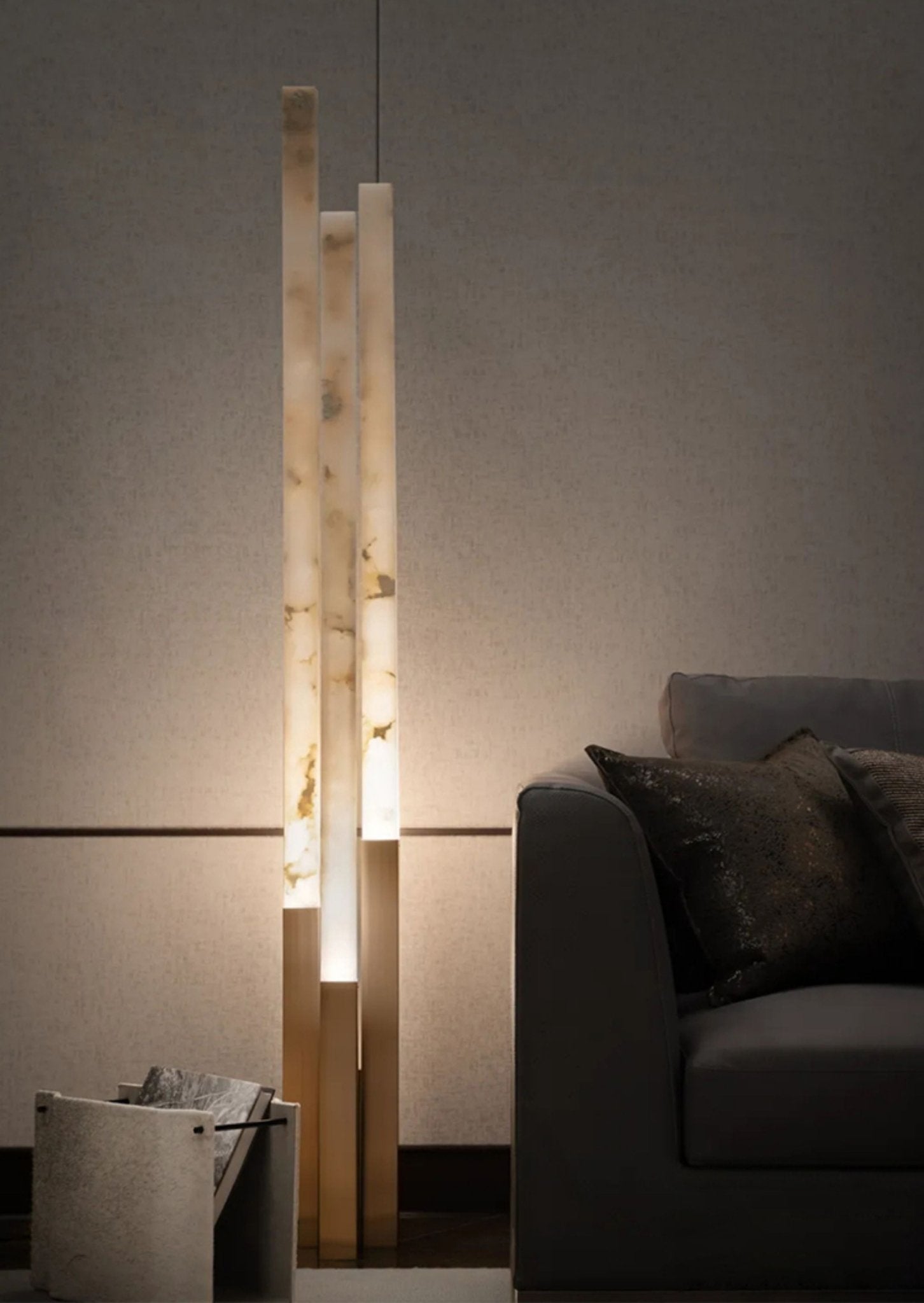 Callisto Alabaster Floor Light, Floor Lamp, detail 4