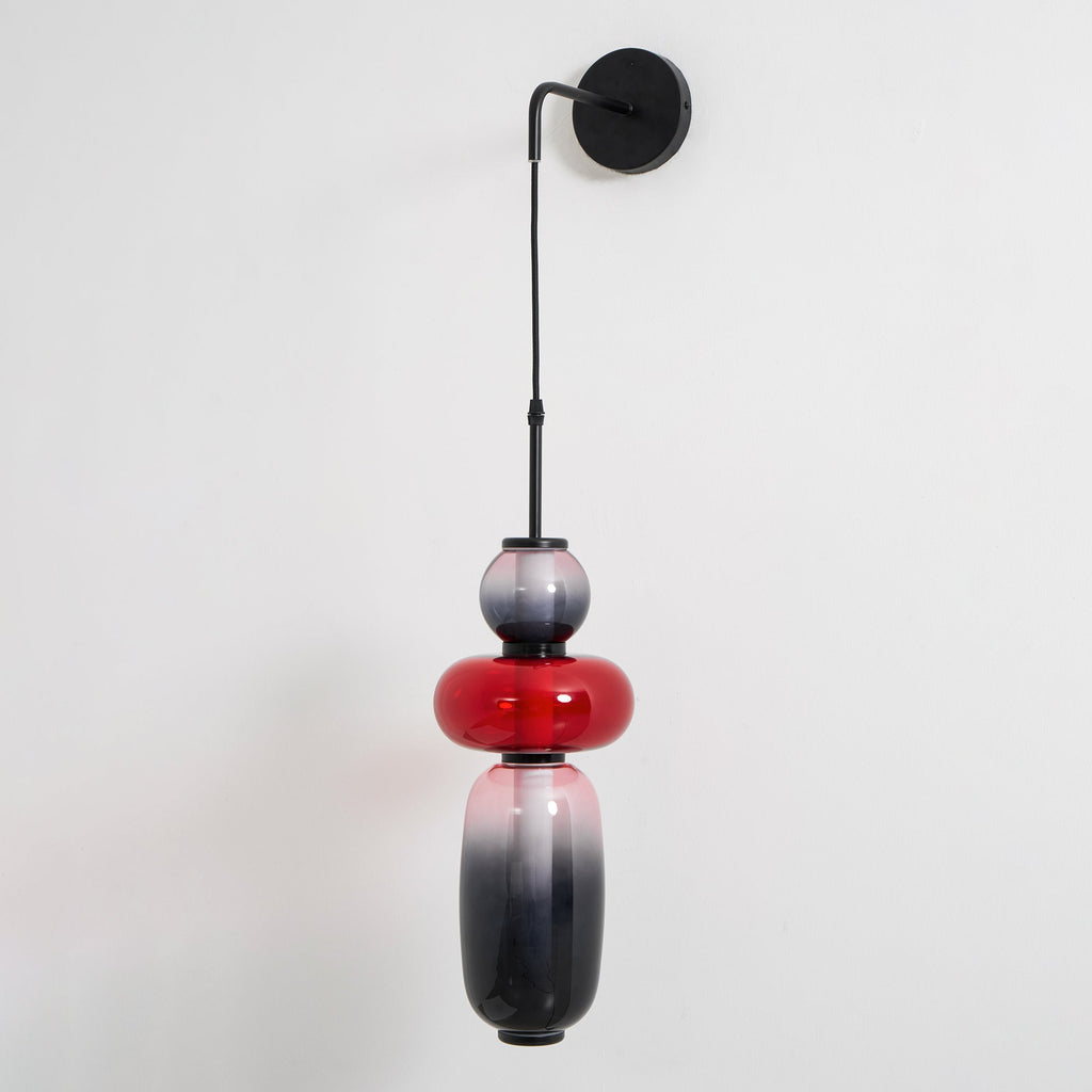 Candied Glass Wall Light, Hardwired Wall Sconce, detail 19
